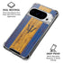 Barbados Flag Dark Wood Google Pixel 10 Pro XL Clear Case